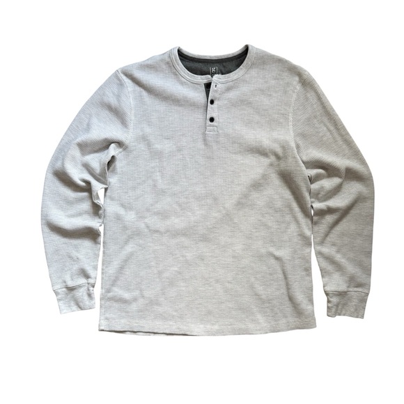 George White Thermal Long Sleeve Men’s Henley Size Large - Picture 1 of 6